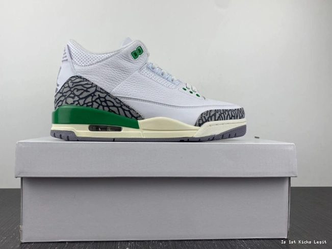 Jordan Green CK9246-136 (W) Retro 3 Lucky 0814